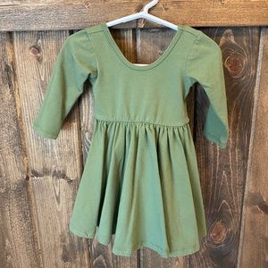 Alice + Ames Olive Green dress 2T